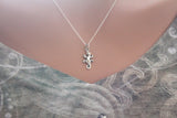 Sterling Silver Gecko Charm Necklace, Lizard Charm Necklace, Gecko Necklace, Silver Lizard Necklace, Cute Lizard Necklace, Lizard Lover Gift