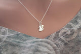 Sterling Silver Squirrel Charm Necklace, Squirrel Charm Necklace, Cute Squirrel Charm Necklace, Adorable Squirrel Necklace, Animal Necklace