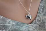 Sterling Silver Sheep Skull Necklace, 3D Bighorn Sheep Skull Necklace, Sheep Horn Skull Necklace, Skull Necklace, Bighorn Skull Necklace