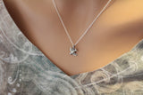 Sterling Silver Small Bird Charm Necklace, Small Realistic Bird Charm Necklace, Bird Necklace, Bird Charm Necklace, Realistic Bird Necklace