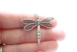 Sterling Silver Dragonfly Charm, Dragonfly Charm, Dragonfly Pendant, Silver Dragonfly Pendant, Large Dragonfly Charm, Large Dragonfly