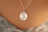 Sterling Silver Cobra Charm Necklace, Cobra Snake Necklace, Cobra Necklace, Snake Charm Necklace, Silver Snake Pendant Necklace, #A540