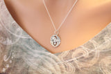 Sterling Silver Realistic Owl Pendant Necklace, Realistic Owl Necklace, Owl Necklace, Sterling Silver Owl Charm Necklace