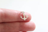 Sterling Silver Simple Anchor Charm, Naval Pendant, Anchor Navy Charm, Military Navy Pendant, Anchor Charm, Anchor Pendant