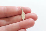 Sterling Silver Feather Charm, Feather Pendant, Sterling Silver Feather Pendant, Feather Charm, Bird Feather Charm, Bird Feather Pendant