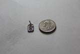 Sterling Silver Number Six Charm, Sterling Silver Number Six Charm, 6 Charm, Number 6 Charm