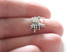 Sterling Silver Realistic Bee Charm, Silver Realistic Bee Pendant, Realistic Bee Charm, Bee Charm, Silver Bee Pendant, Silver Bee Charm