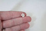 Sterling Silver Capital Initial Charm Letter E Charm, Silver Capital Letter E Pendant,  Silver Capital Letter E Charm, Silver E Pendant