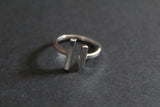 Sterling Silver Adjustable Ring - Bar Ring, Sterling Silver Adjustable Bar Ring, Silver Adjustable Bar Ring, Adjustable Bar Ring, Bar Ring