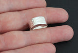 Sterling Silver Ring - Wide Hammered Ring, Sterling Silver Large Hammered Ring, Sterling Silver Hammered Ring, Silver Wide Hammered Ring