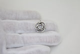 Sterling Silver Infinite Circles Love Knot Charm, Silver Infinite Circles Love Knot Charm, Infinite Circles Love Charm, Infinity Charm