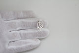 Sterling Silver Butterfly Wing Charm, Sterling Silver Butterfly Wing Charm, Beautiful Openwork Butterfly Wing Charm, Butterfly Wing Charm